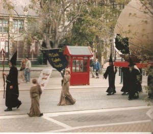 egg passing famous phone box